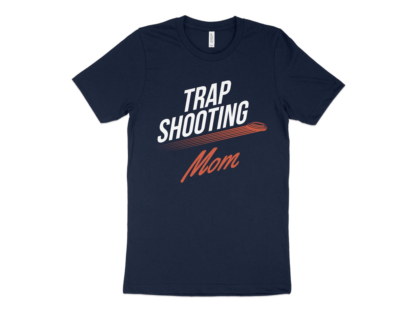 Trap Shooting Shirt for Moms, navy blue