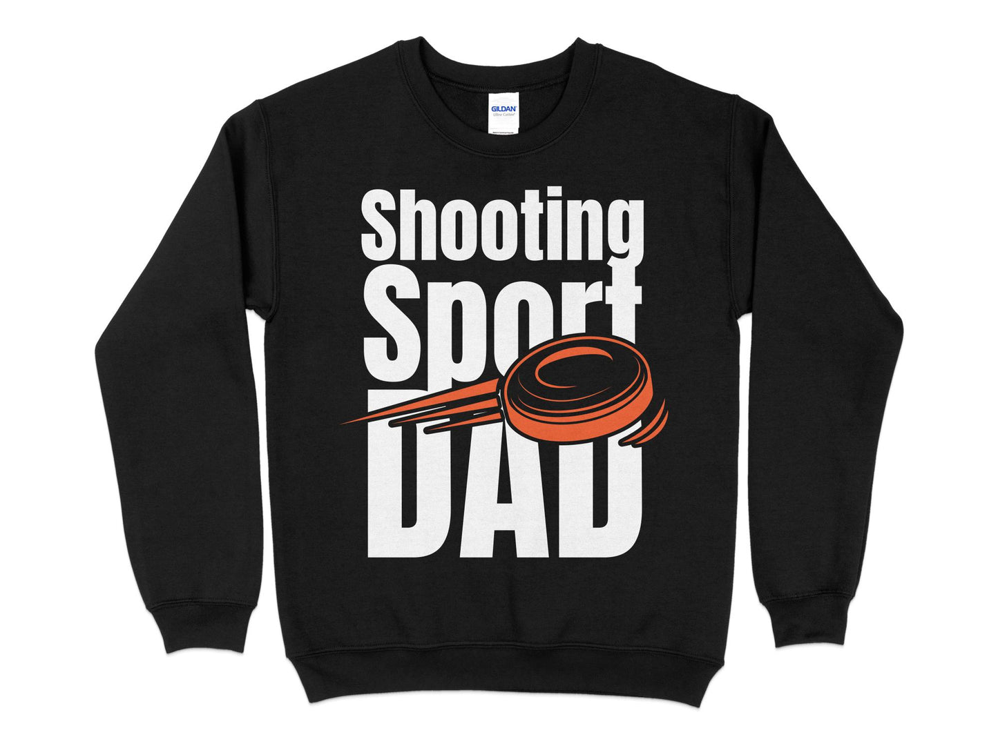 Trap Shooting Sweatshirt - Sport Shooting Dad, Black