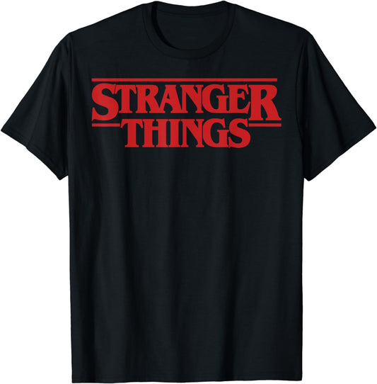 Netflix Stranger Things Simple Red Logo T-Shirt