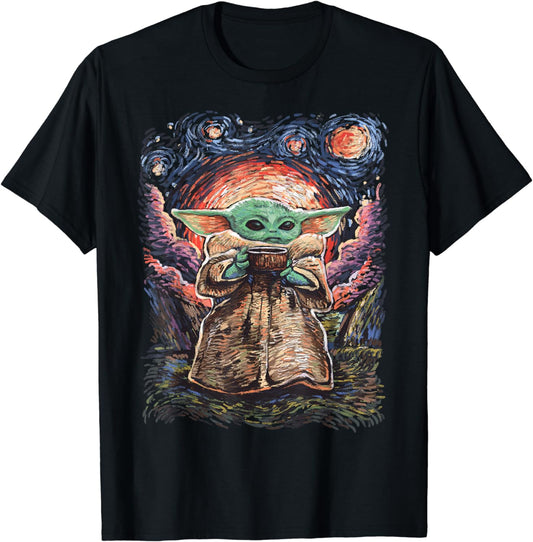 Star Wars The Child Starry Night T-Shirt