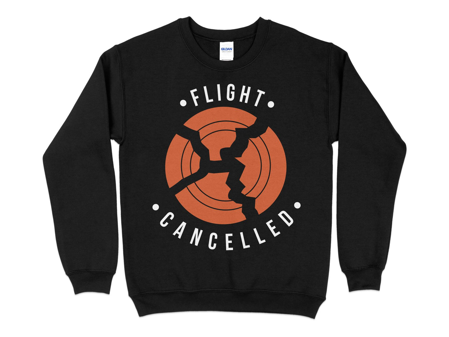 Trap Shooting Sweatshirt - Flight Cancelled, black