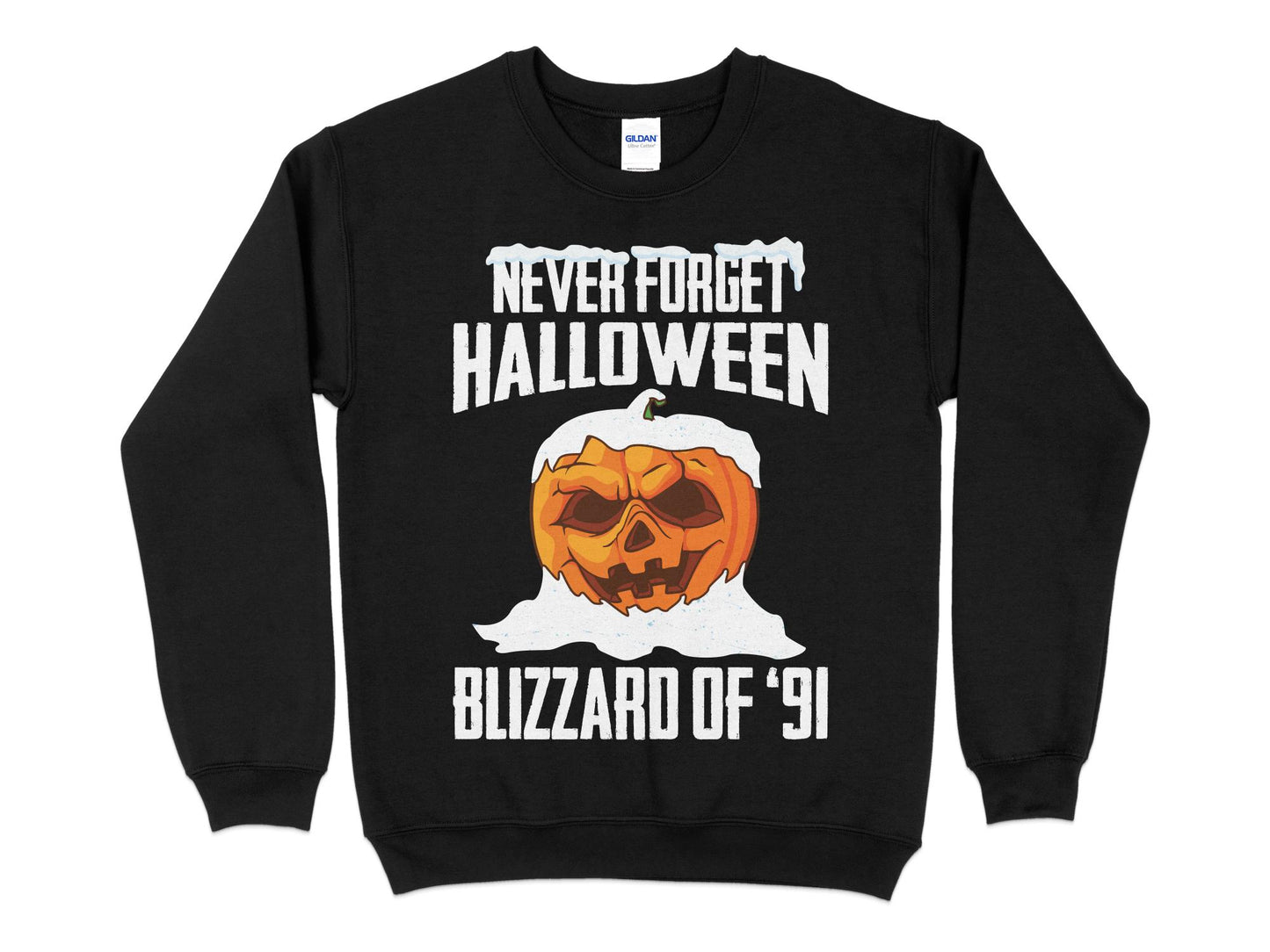 Minnesota Blizzard Halloween 1991 Sweatshirt, black