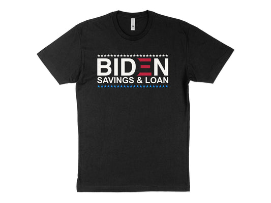 Joe Biden Shirt - Savings and Loan, black