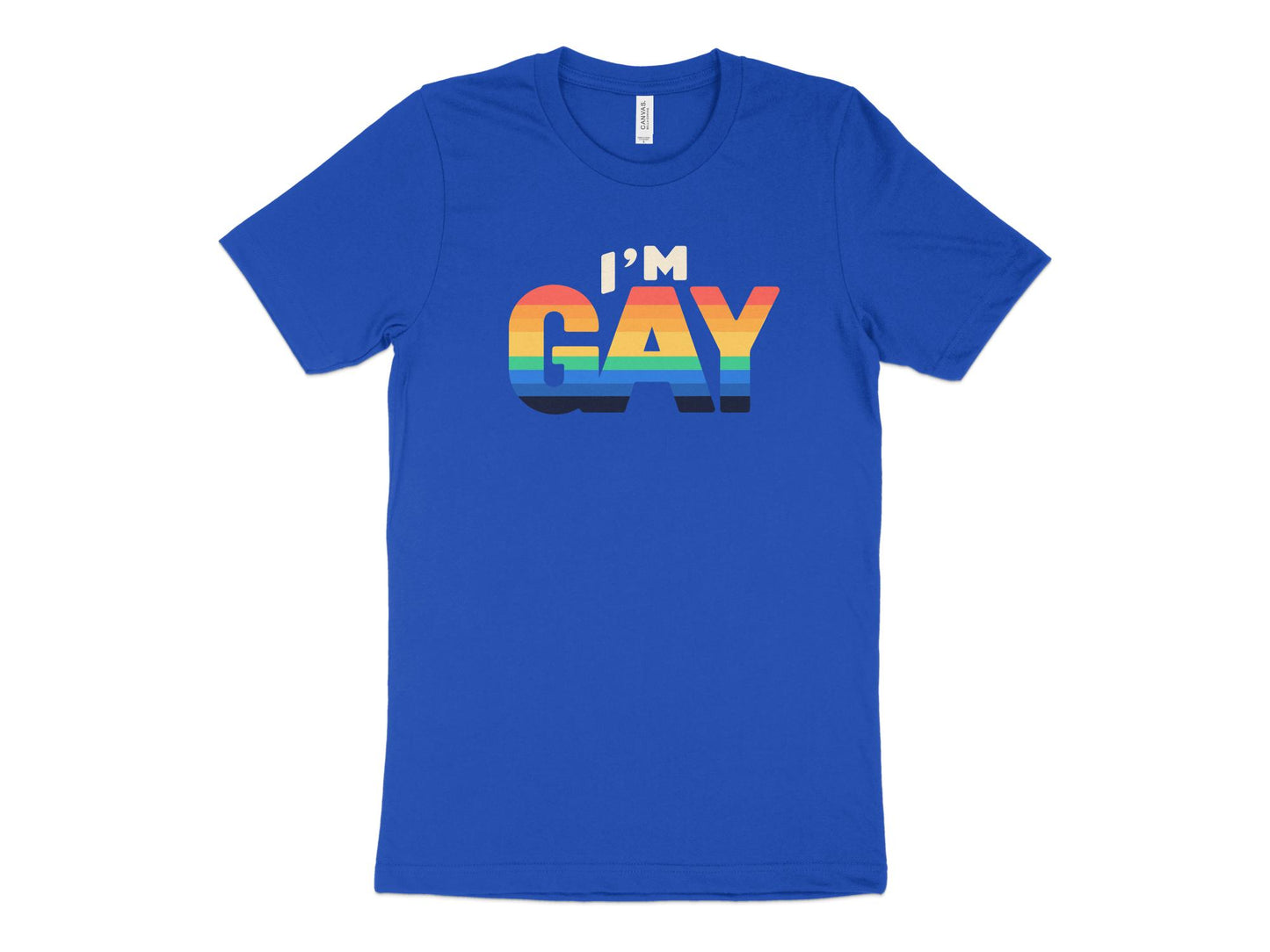 I'm Gay Shirt, royal blue