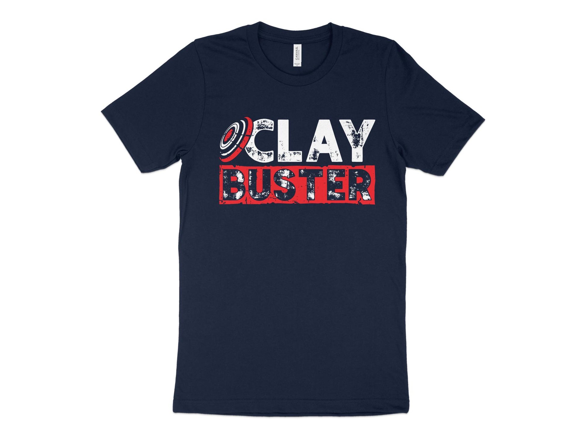 Skeet Shooting Shirt - Clay Buster navy blue