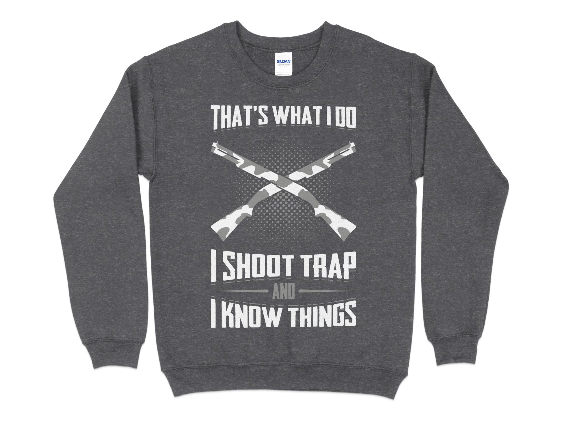 Trap Shooting Sweatshirt, gray