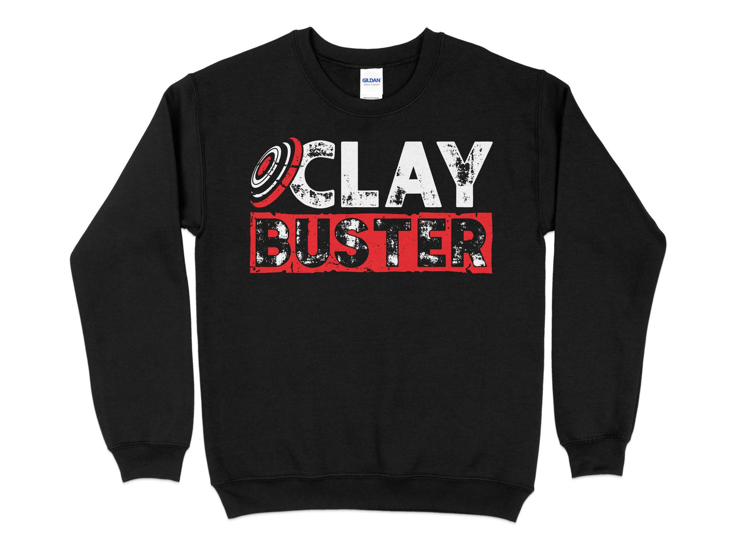 Skeet Shooting Sweatshirt - Clay Buster black