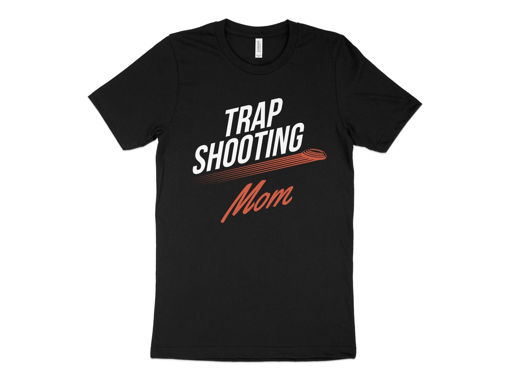 Trap Shooting Shirt for Moms, black