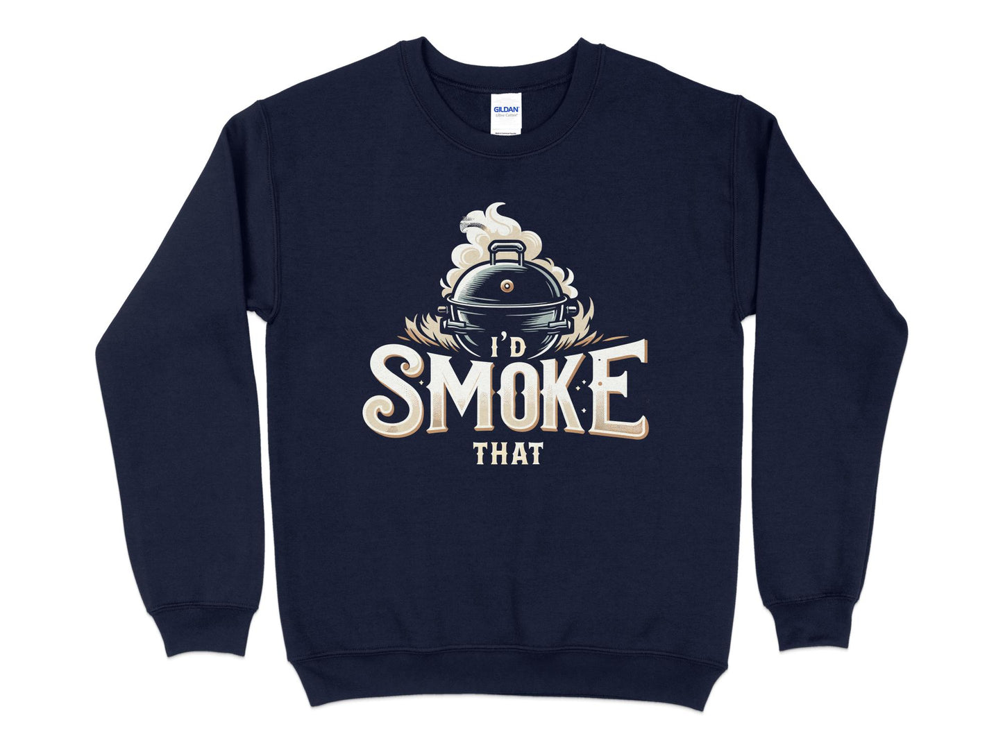 I'd Smoke That Sweatshirt, navy blue
