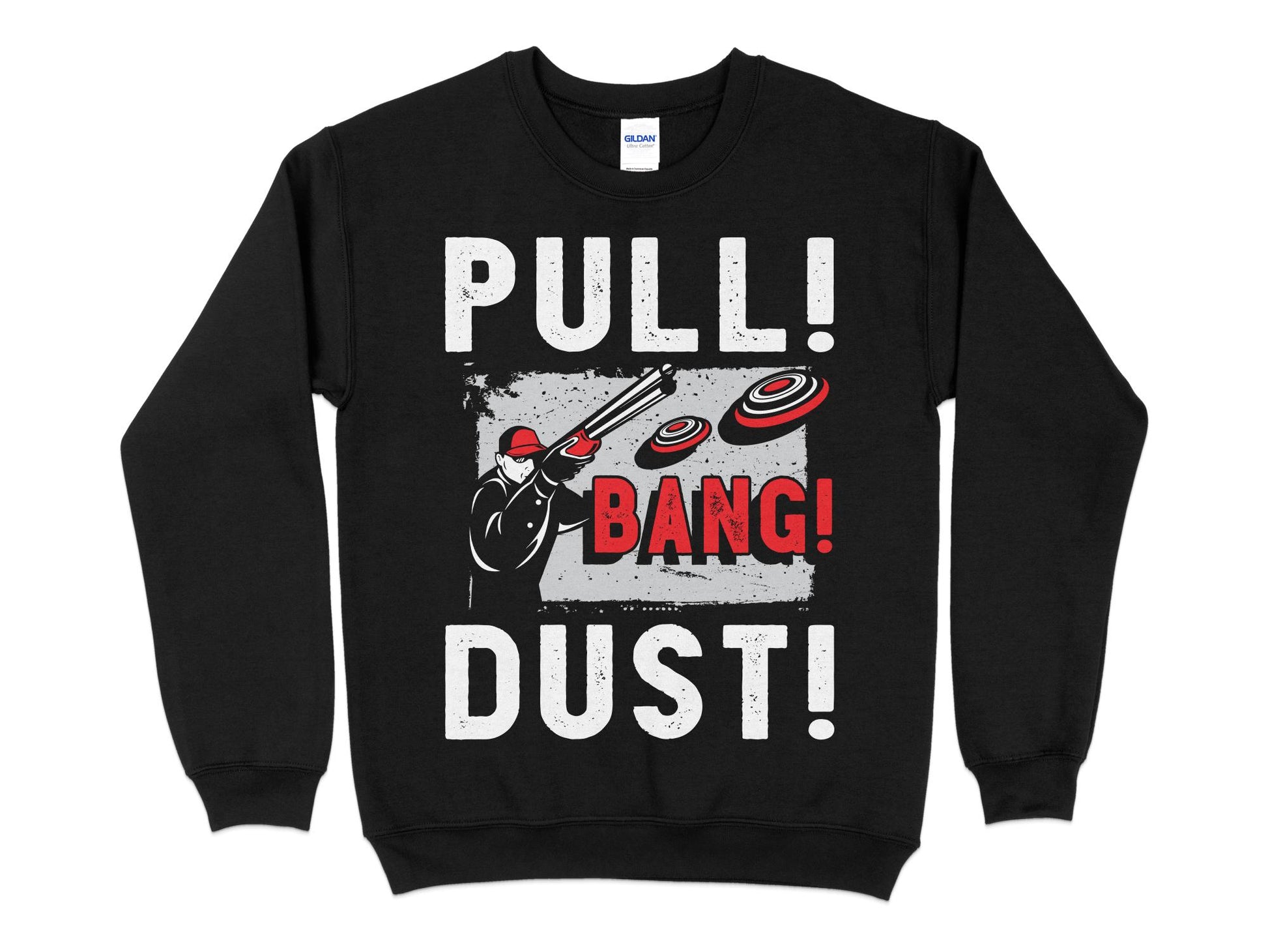 Trap Shooting Sweatshirt, Pull Bang Dust, black