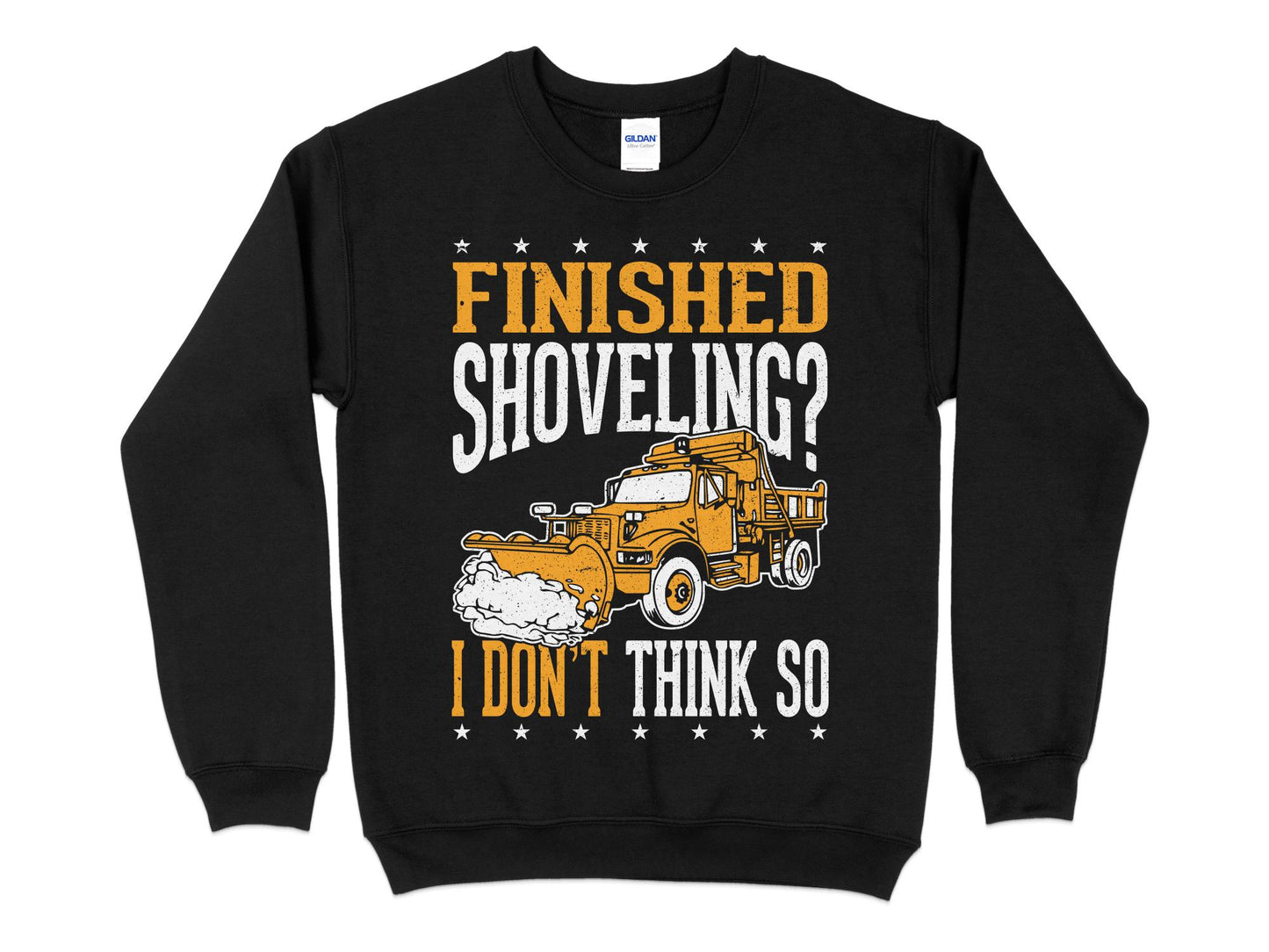Snow Plow Driver Sweatshirt, black