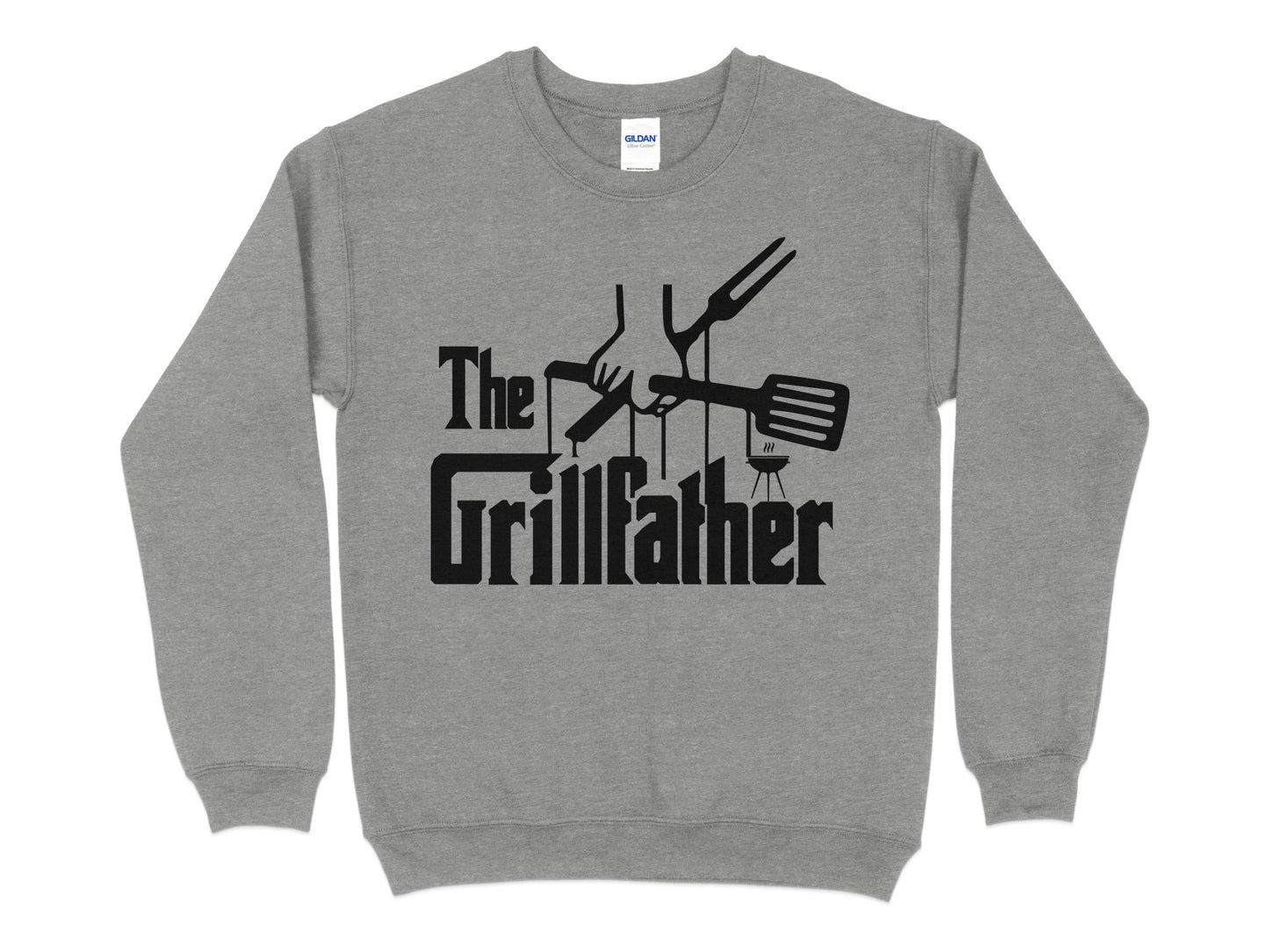 Grillfather Sweatshirt, gray
