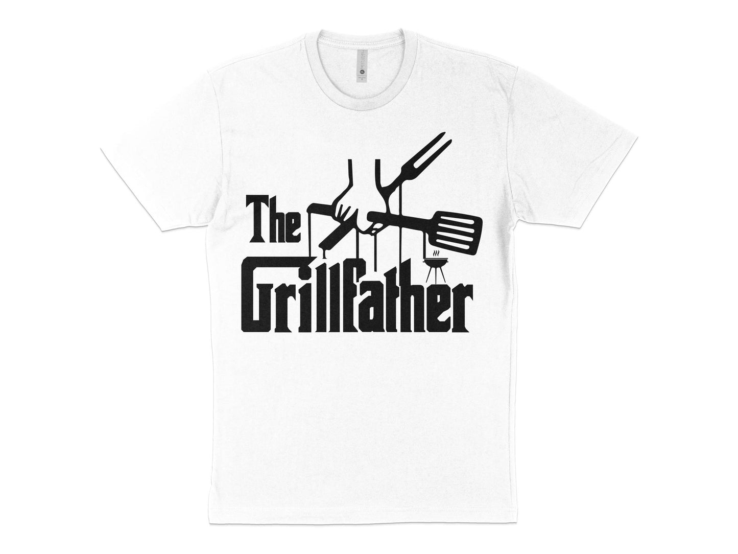 Grillfather T Shirt, lt gray