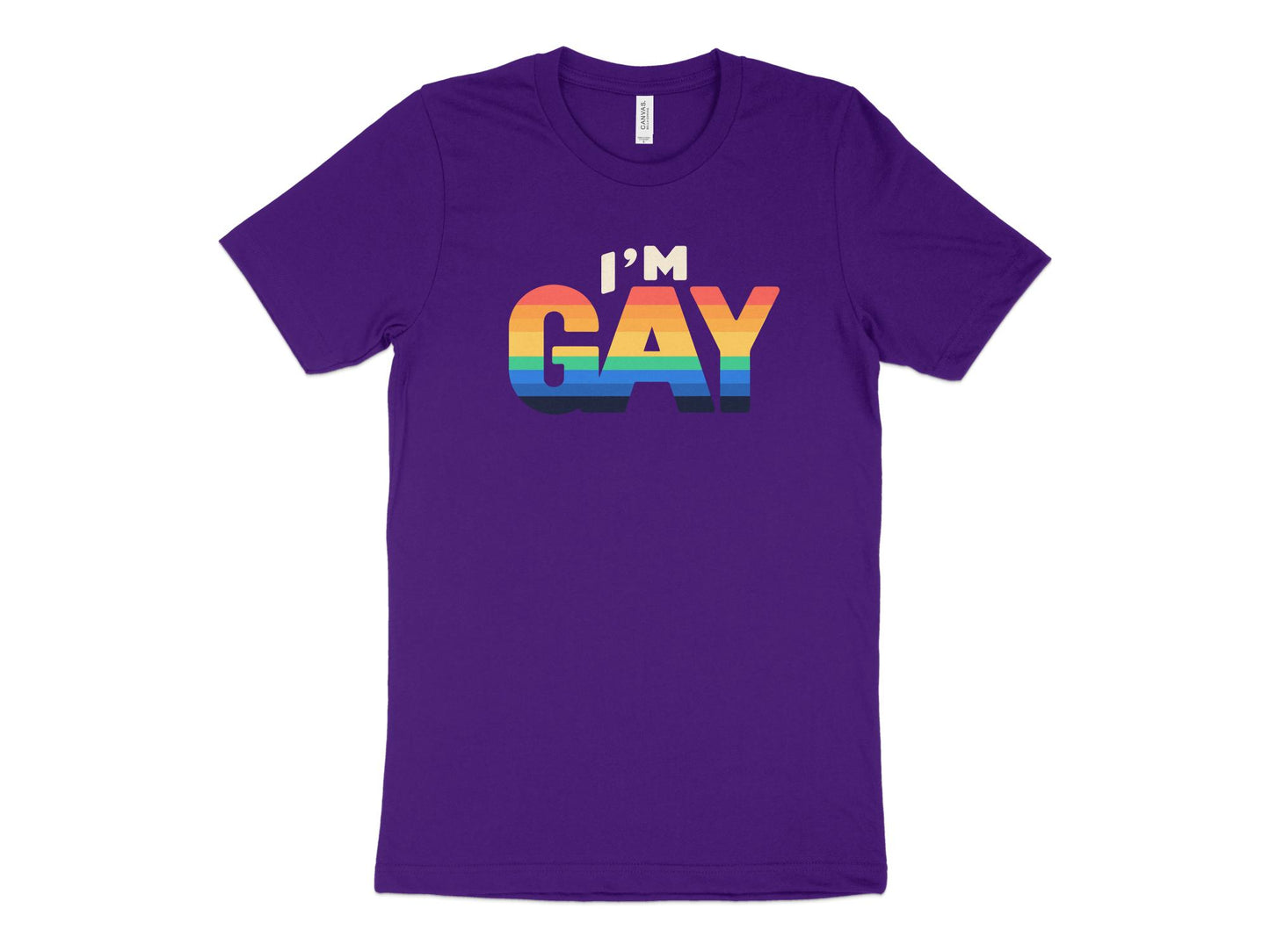 I'm Gay Shirt, purple