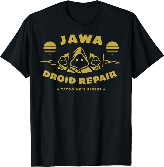 Star Wars Jawa Droid Repair Tatooine's Finest Disney+ T-Shirt