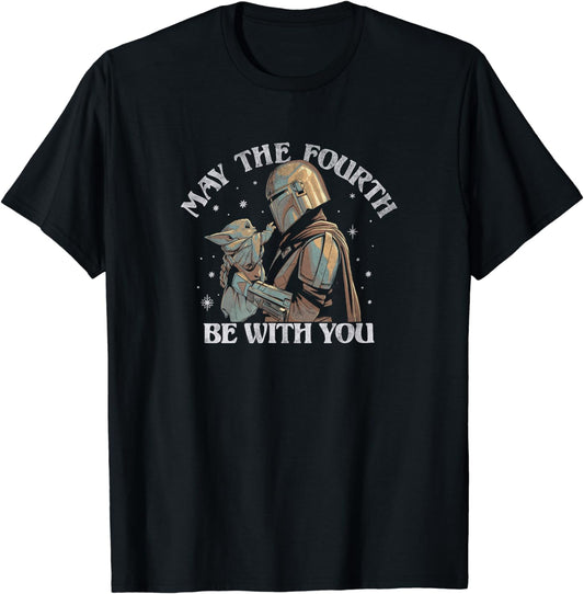 Star Wars The Mandalorian May The Fourth Be With You Stamp T-Shirt