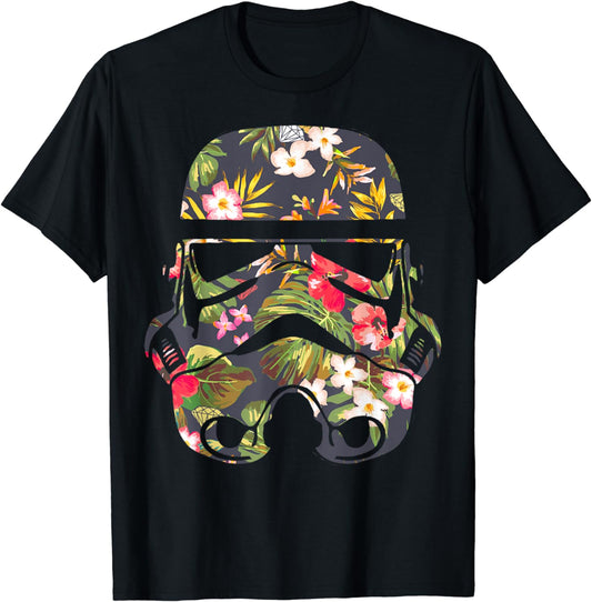 Star Wars Tropical Stormtrooper Floral Print Disney+ T-Shirt