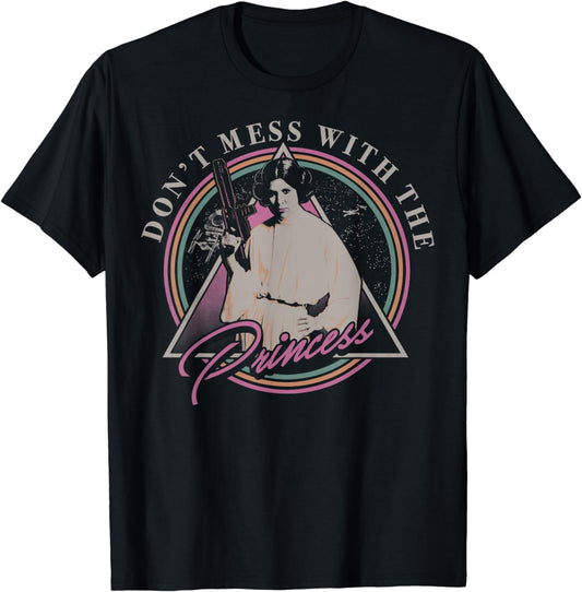 Star Wars Princess Leia Don't Mess With The Princess Disney+ T-Shirt