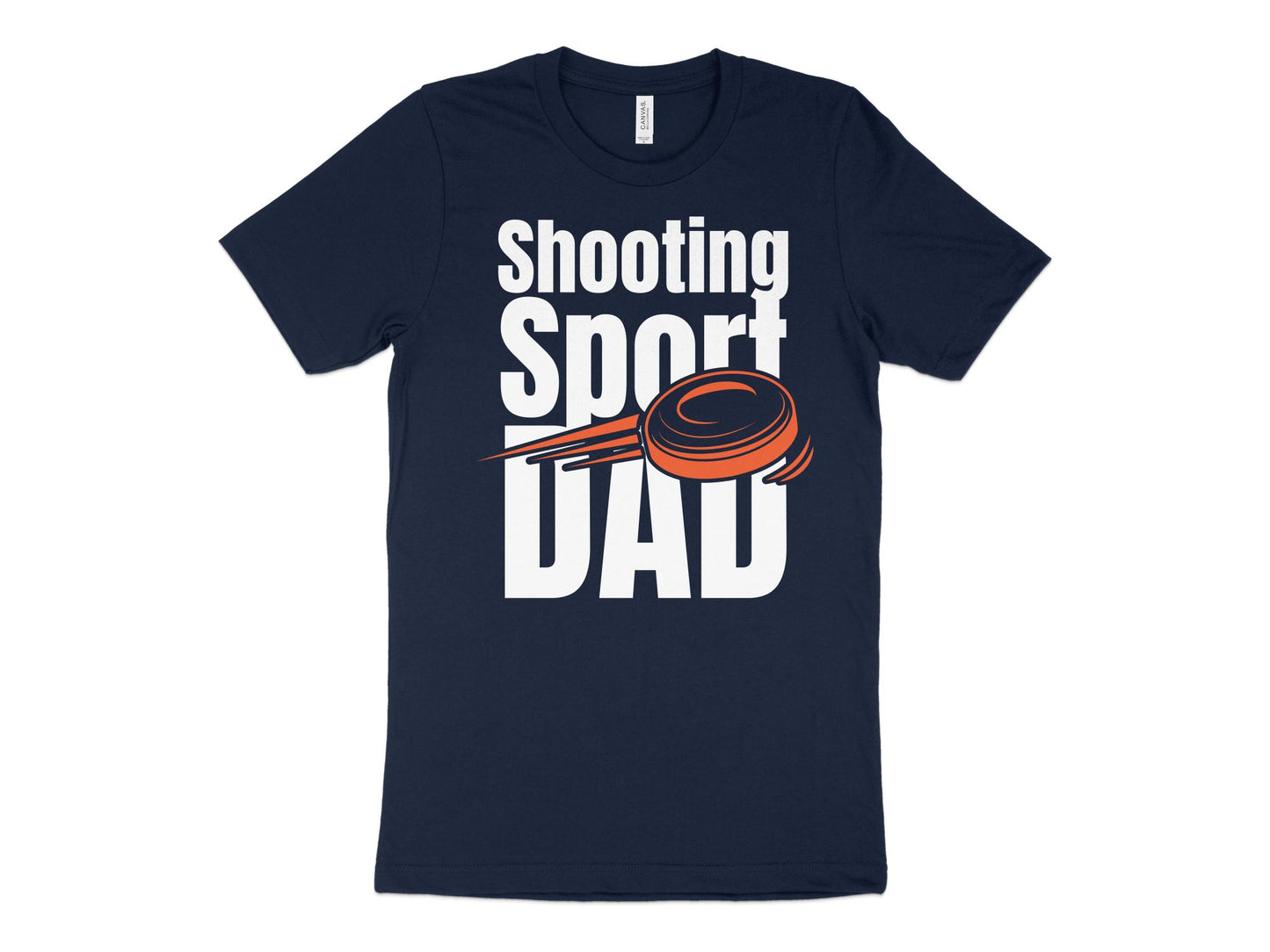 Trap Shooting Shirt - Sport Shooting Dad, Navy Blue