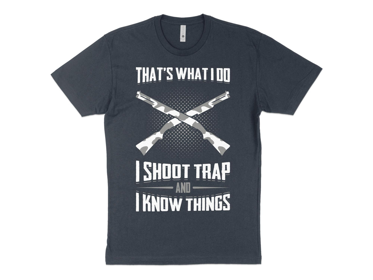 Trap Shooting T-Shirt, blue