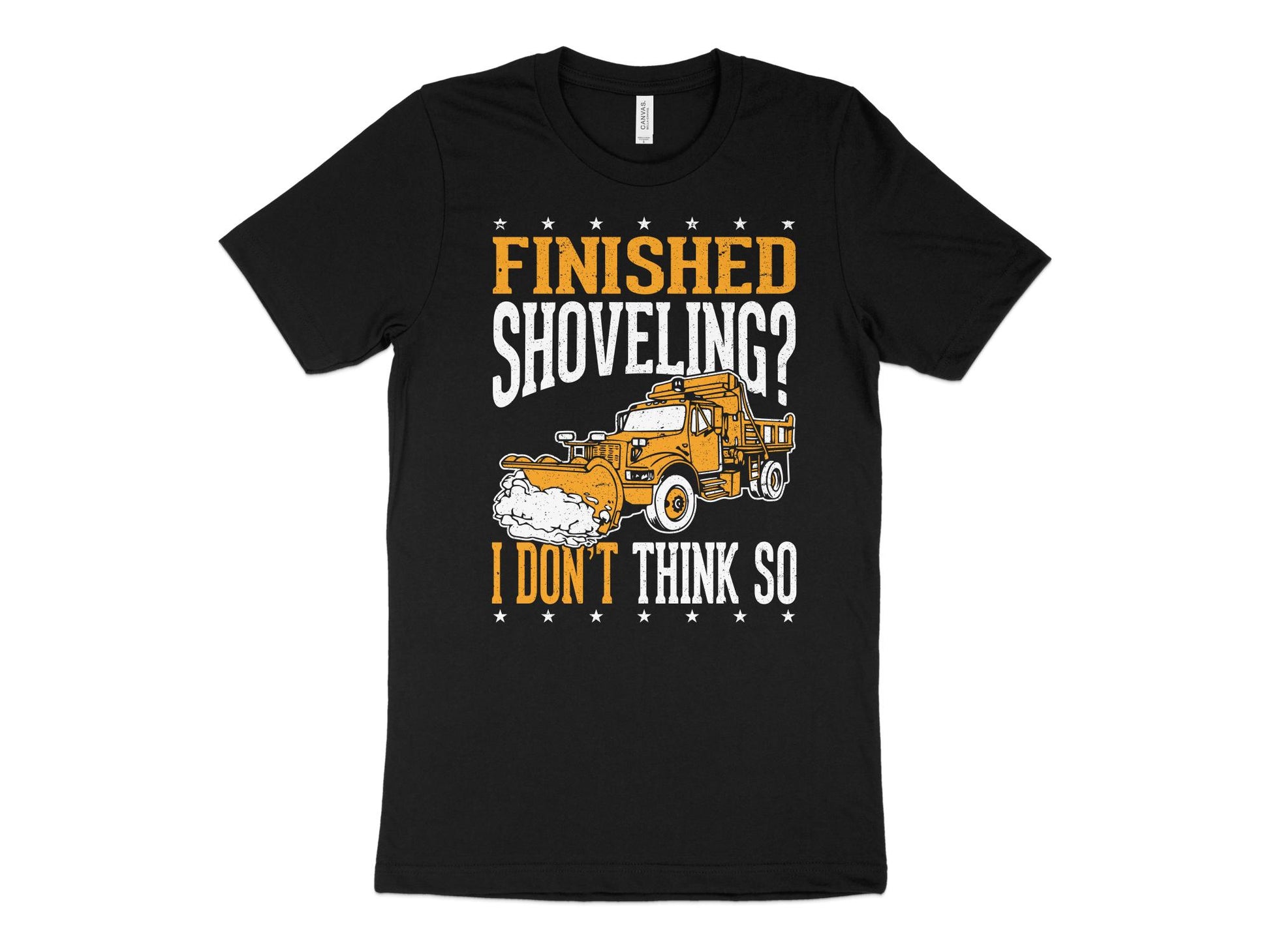 Snow Plow Driver Shirt, black
