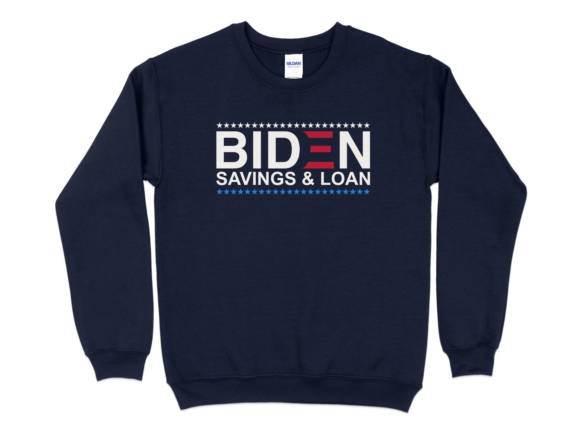 Joe Biden Sweatshirt - Savings and Loan, navy blue