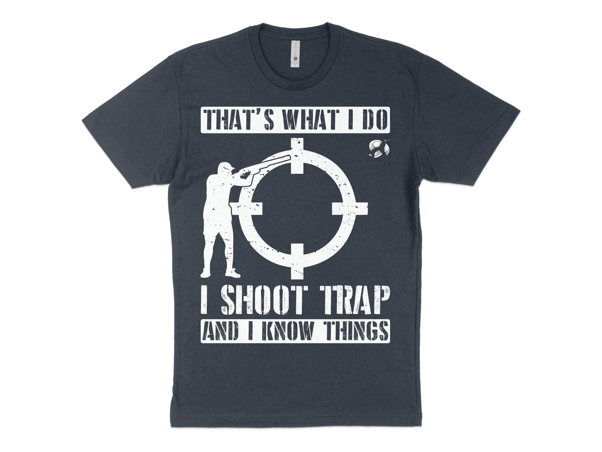 Trap Shooting Shirt - I Shoot Trap, blue