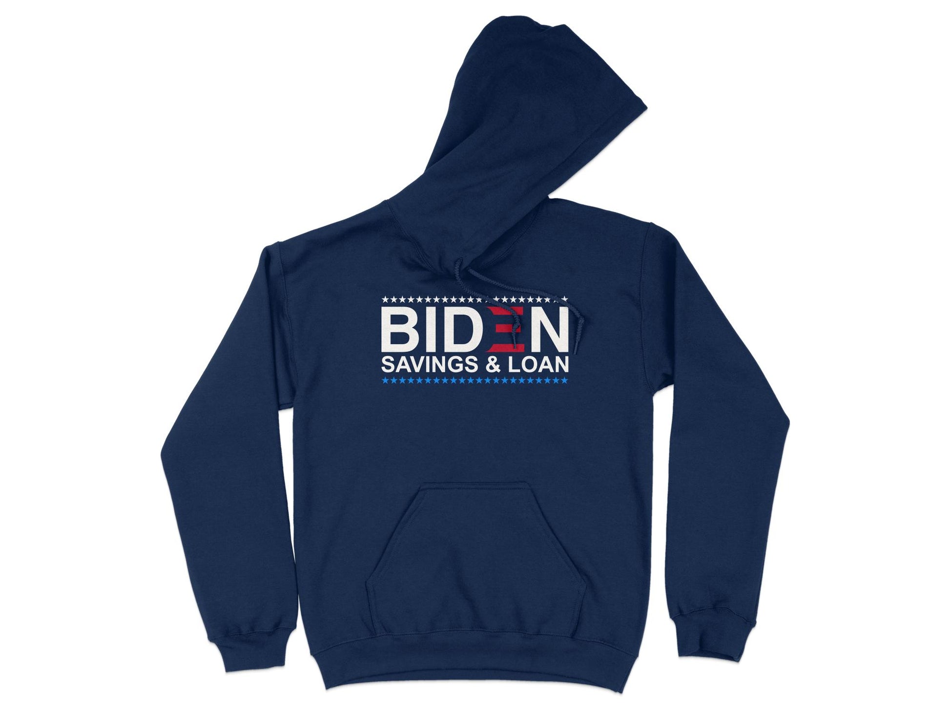 Joe Biden Hoodie - Savings and Loan, navy blue