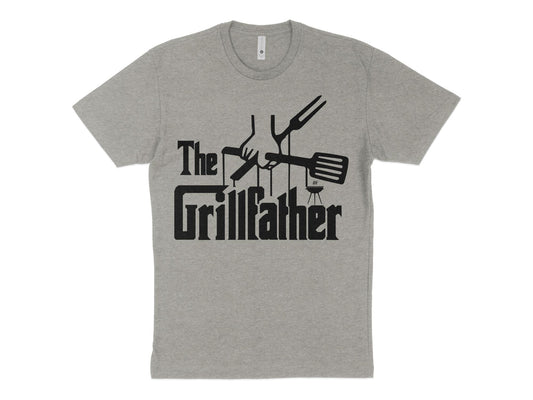 Grillfather T Shirt, gray