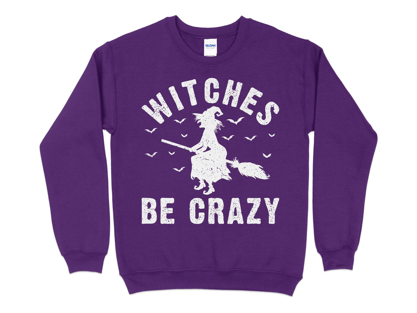 Witches Be Crazy Sweatshirt, purple