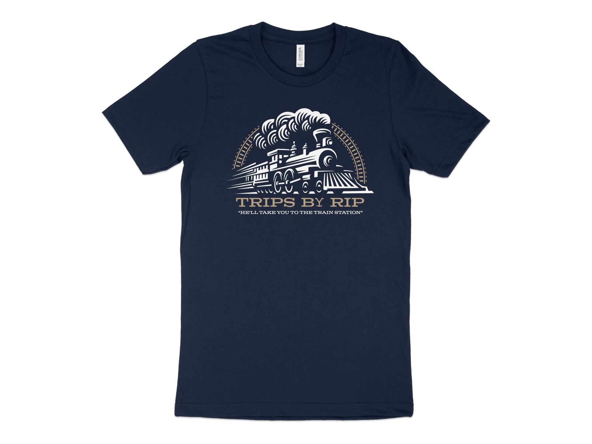 Yellowstone T Shirt - Trips By Rip navy blue