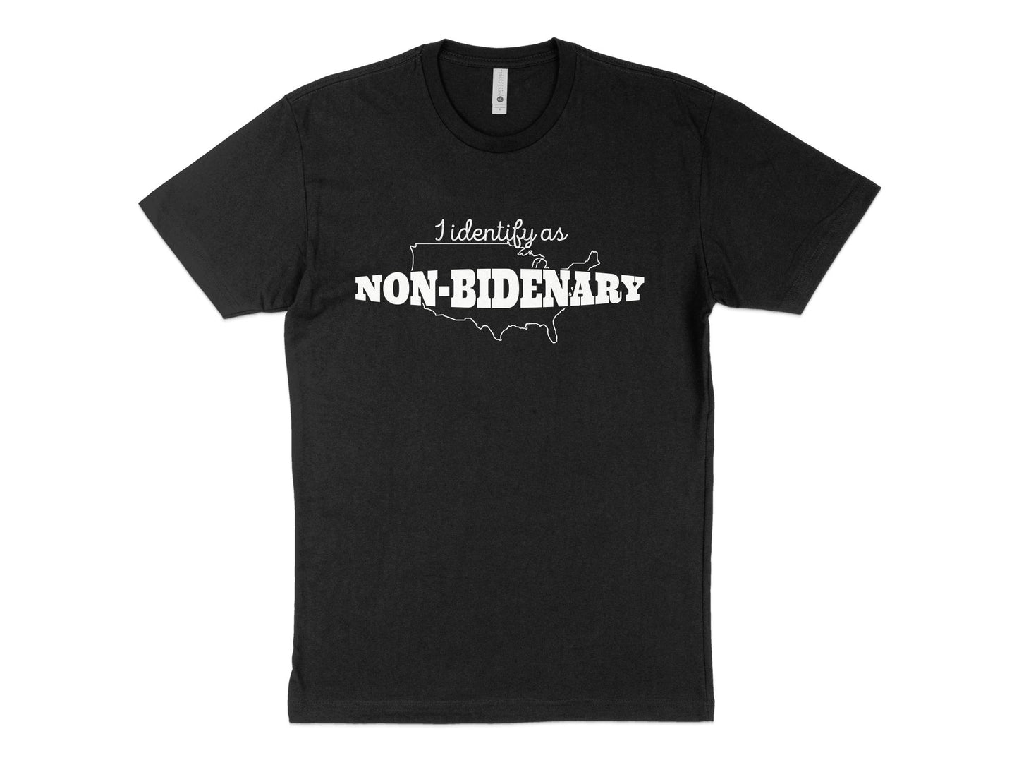 I Identify As Non Bidenary Shirt, black