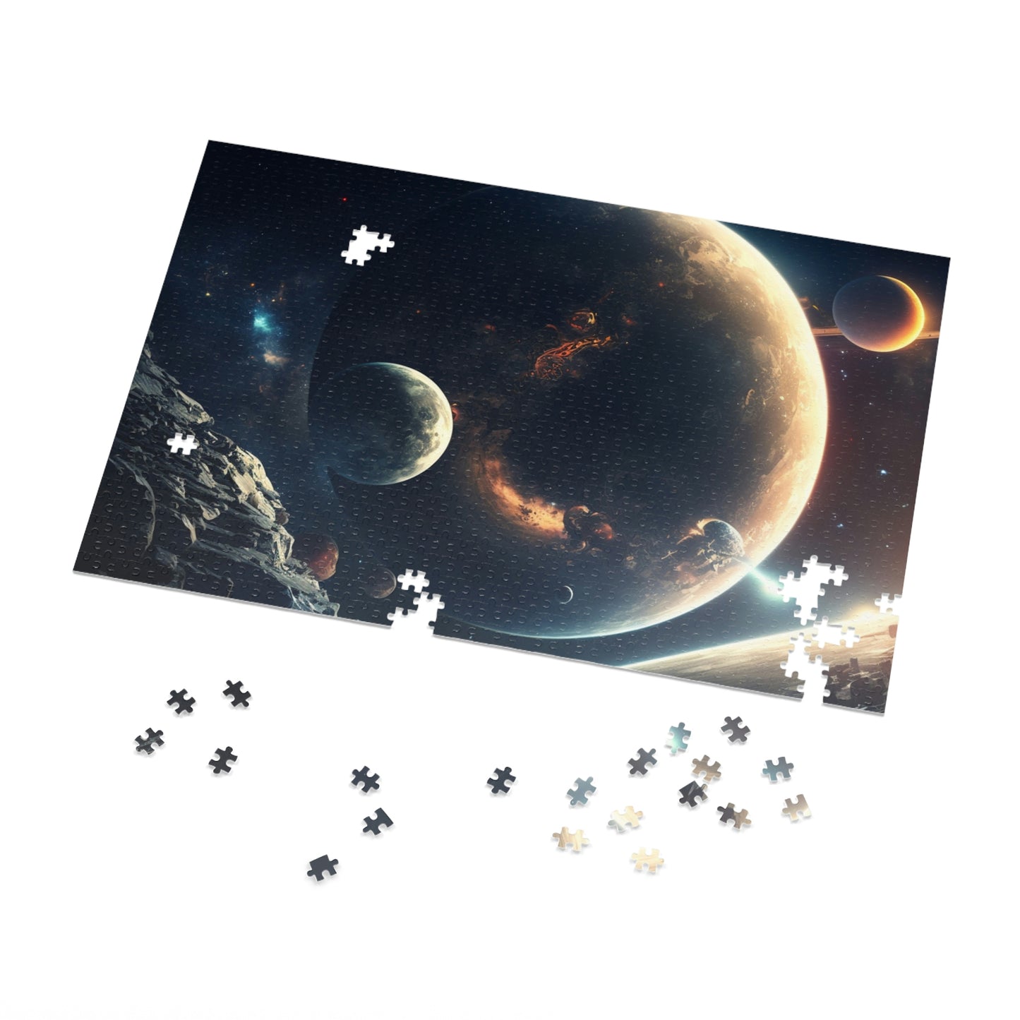 Galactic Odyssey: A Space-Themed Puzzle (500,1000-Piece)